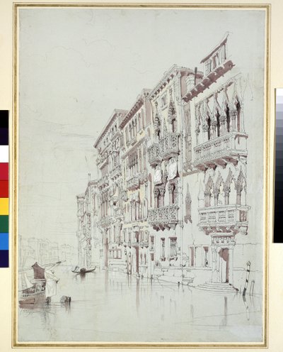 Der Palazzo Contarini-Fasan, Venedig, 6. - 16. Mai 1841 von John Ruskin